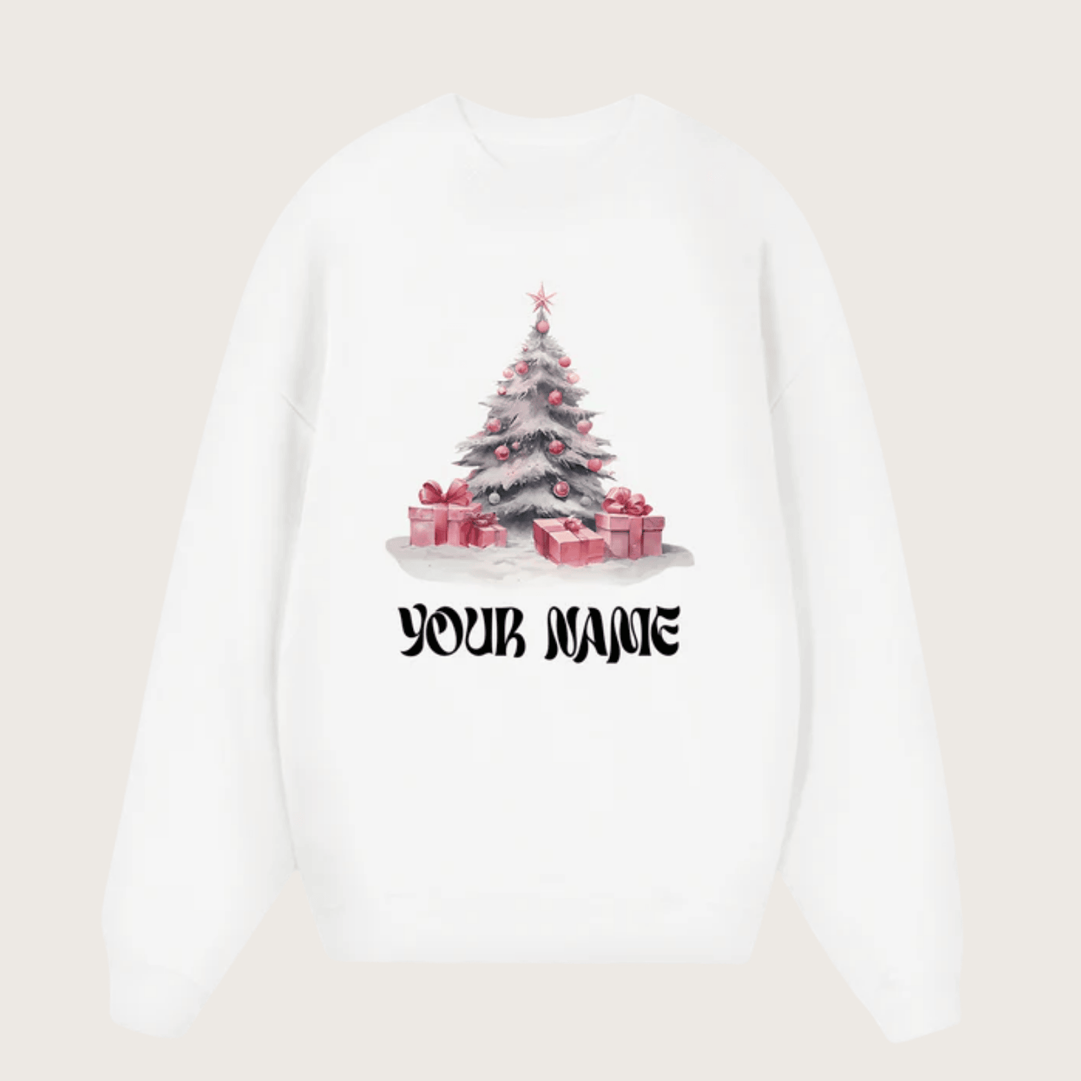1762402876439.png Custom Christmas Gift Oversize Fleece Cotton Blend Pullover Sweater - Personalizable Name - Image 6